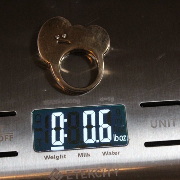 Vintage GILES copper/bronze ? unique angry cloud :) ring SZ. 5.25 - Picture 15 of 16